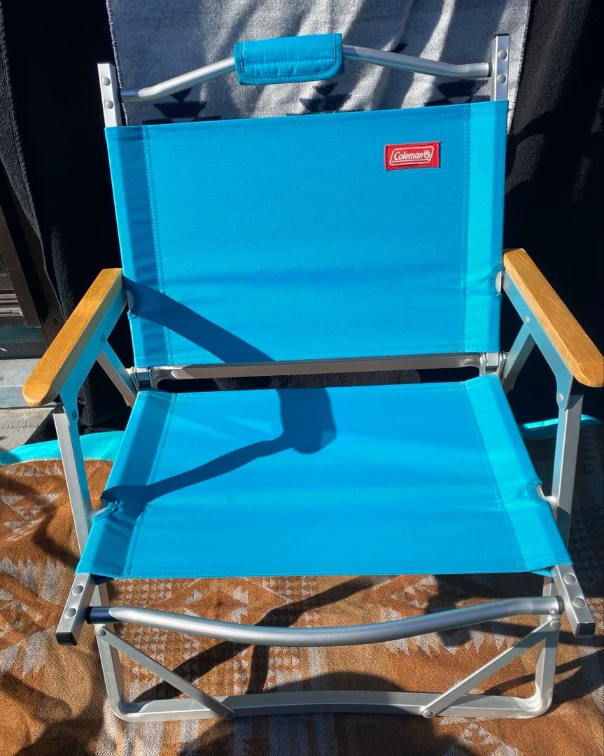 Coleman　コールマン　コンパクトフォールディングチェア　希少　スカイカラー