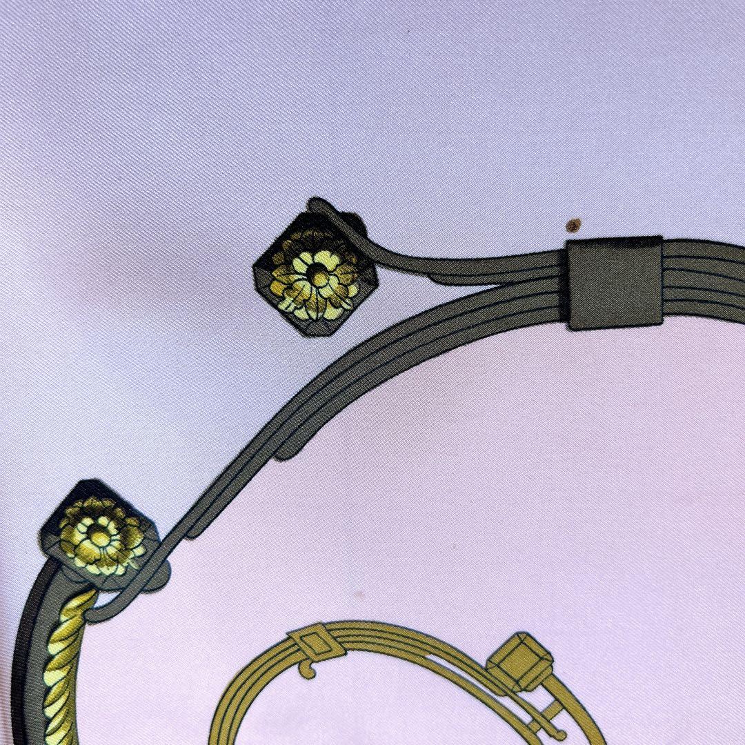 【タグあり】エルメス カレ90 SPRINGS シルクスカーフ ピンク系