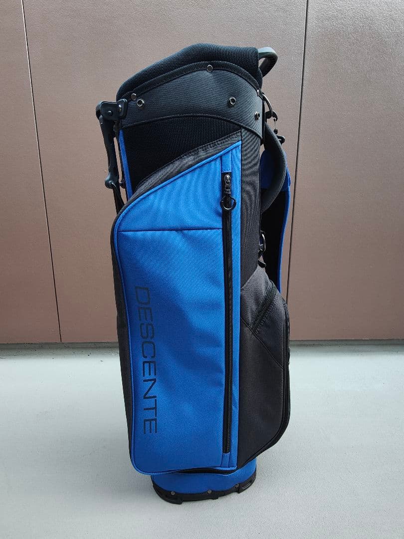 DESCENTE キャディバッグ 青黒