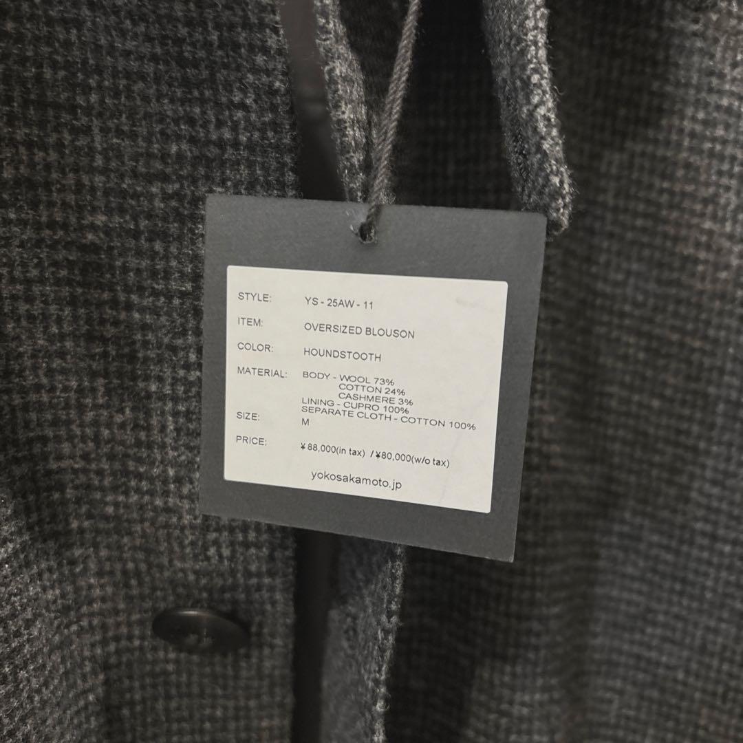 ジャケット・アウター YOKO SAKAMOTO 25AW OVERSIZED BLOUSON M