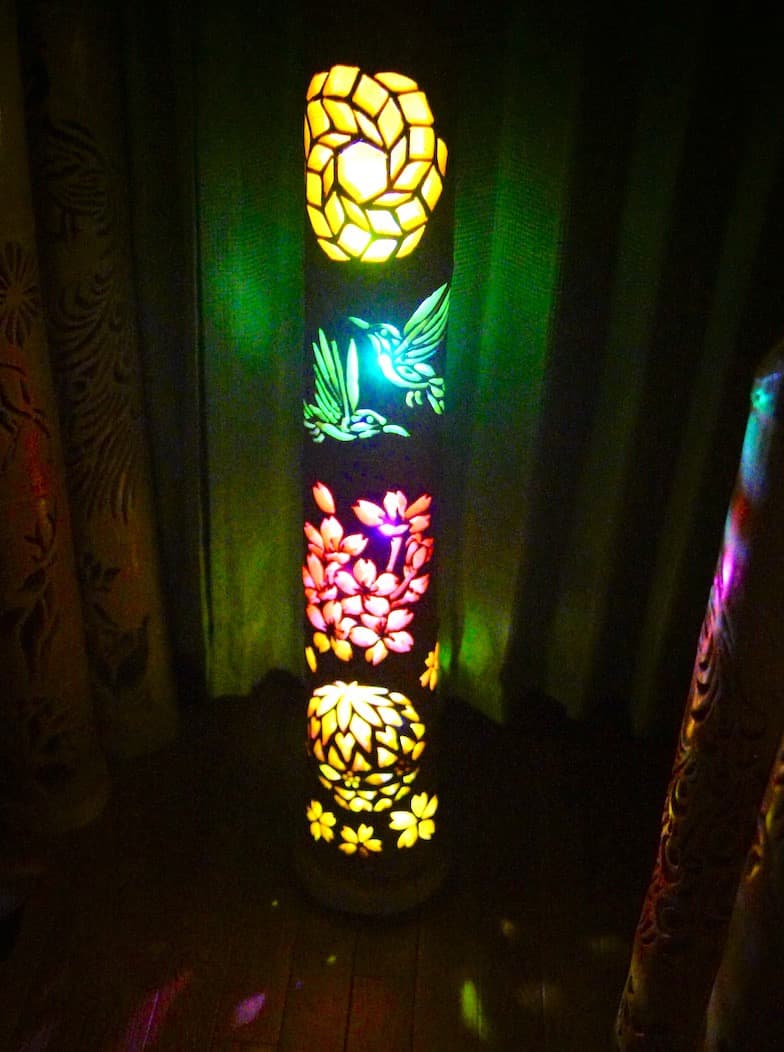 竹灯り　彩シリーズ　〜花遊び〜　竹灯籠　孟宗竹