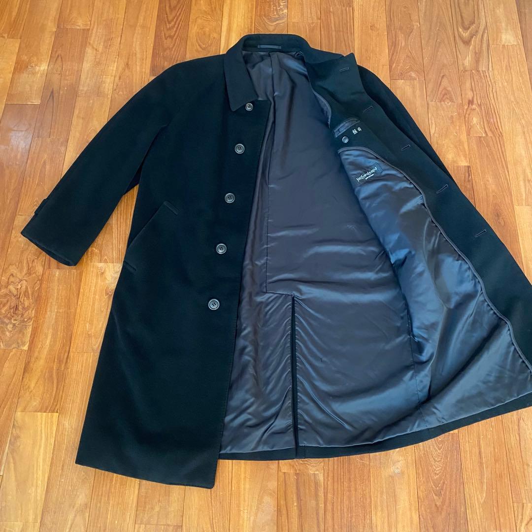 【美品】SAINT LAURENT イヴサンローランカシミヤ100% コート