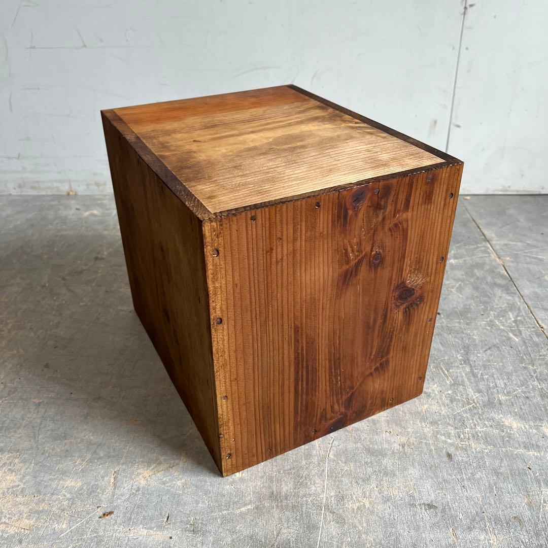 アンティーク ガラス 戸棚 キャビネット 飾り棚 昭和レトロ 無垢材 z499