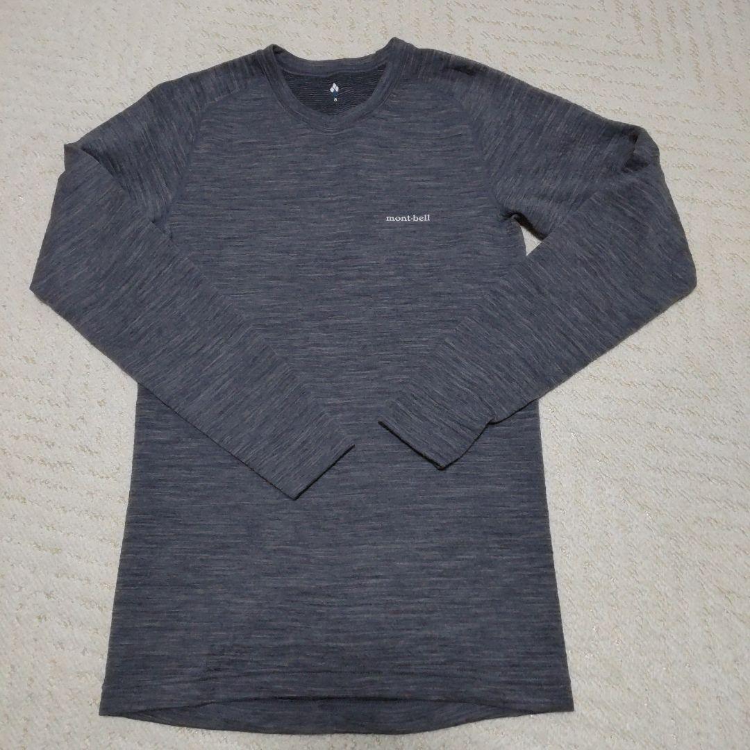 スーパーメリノウール EXP. ラウンドネックシャツ S グレー