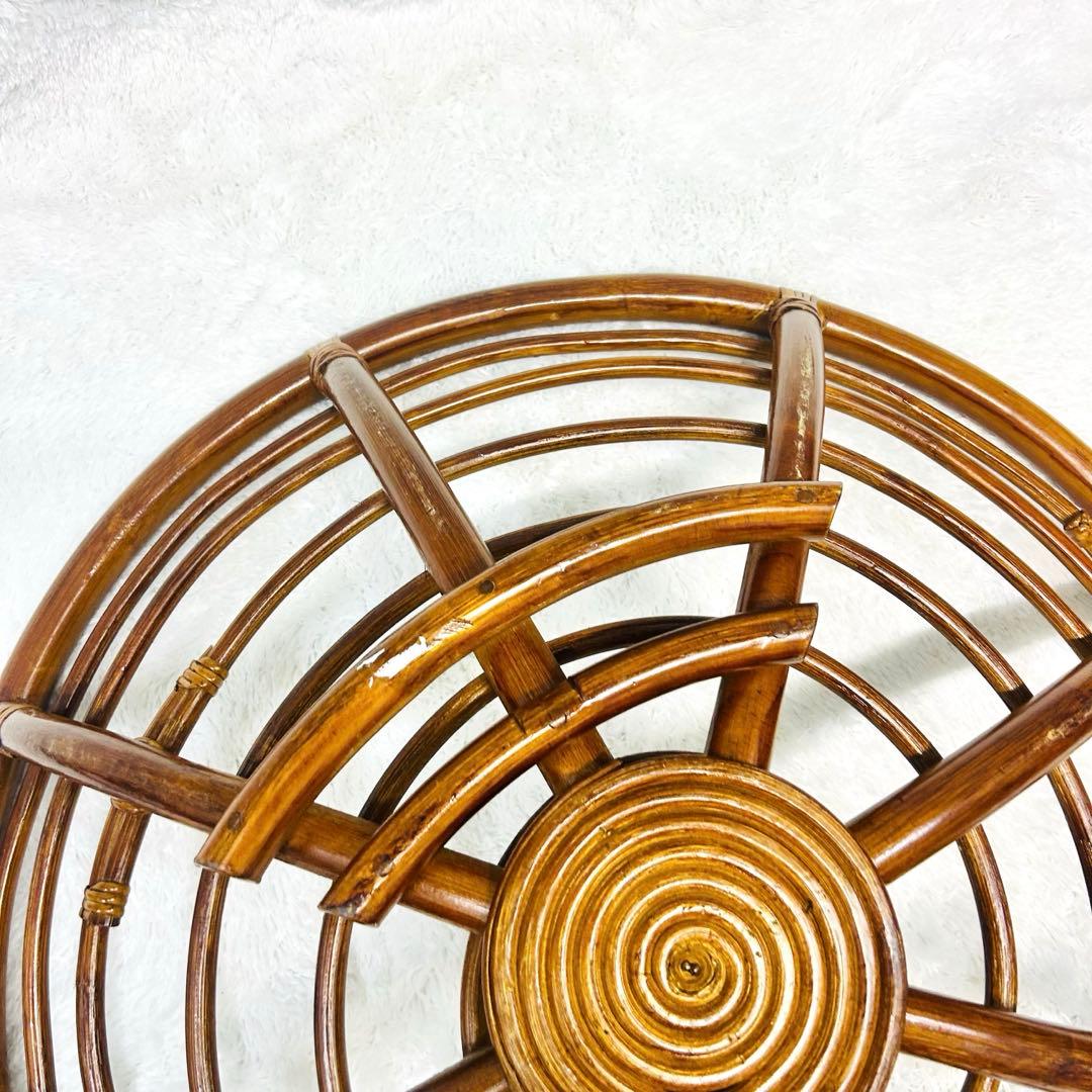 ラタンパパサンチェア フレーム 2脚セット（お引き取りもしくは配送します）