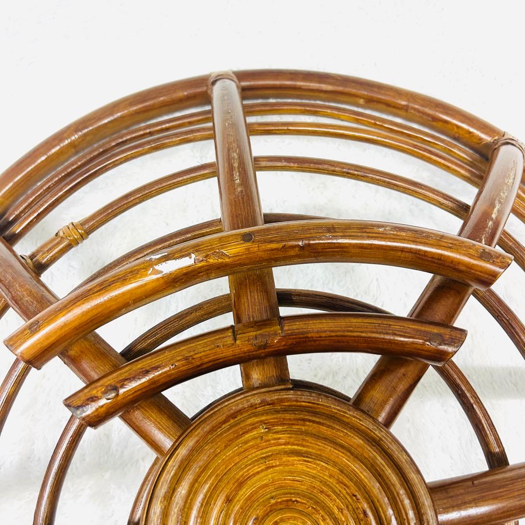 ラタンパパサンチェア フレーム 2脚セット（お引き取りもしくは配送します）