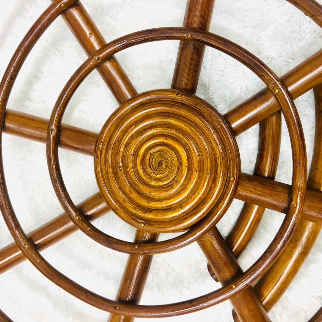 ラタンパパサンチェア フレーム 2脚セット（お引き取りもしくは配送します）