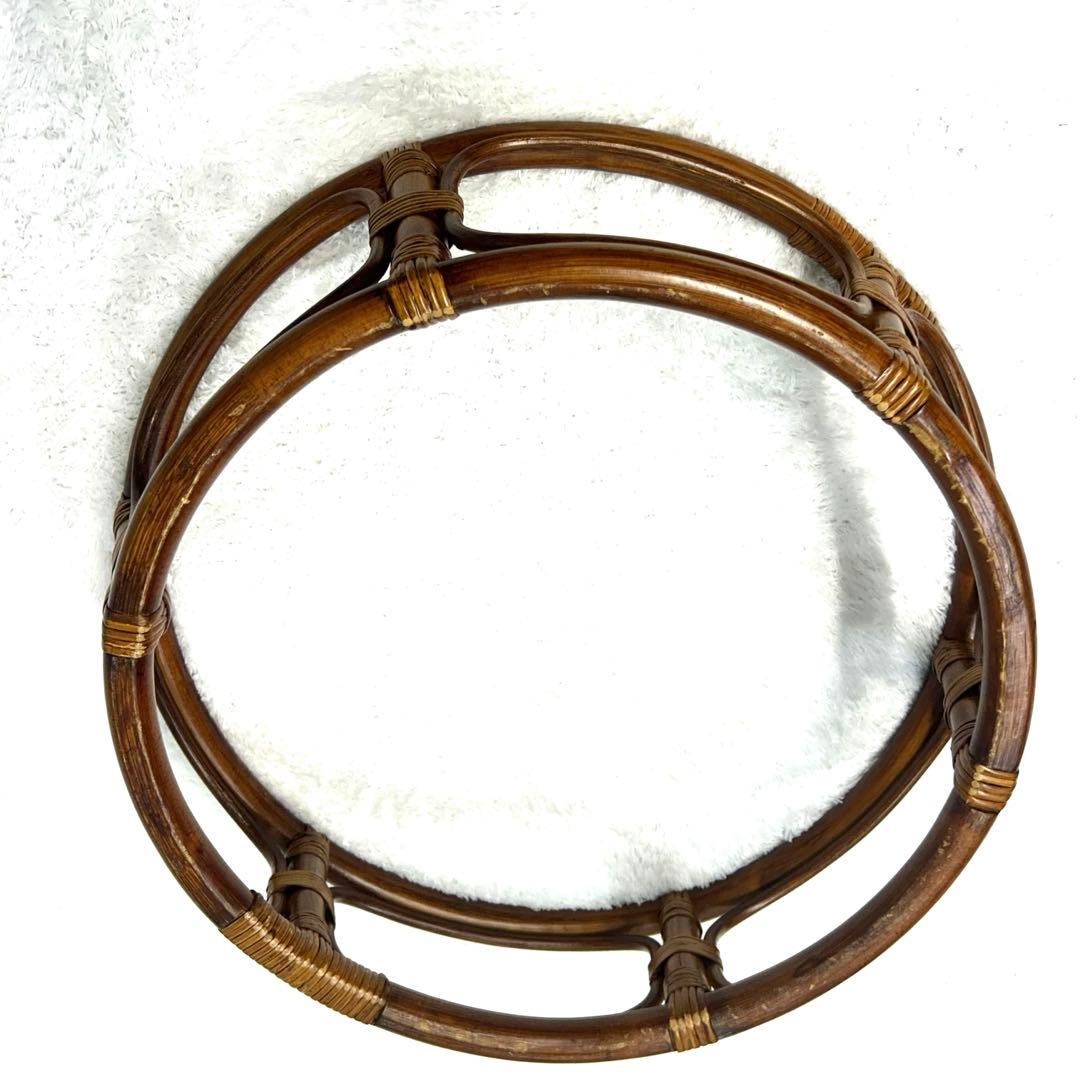 ラタンパパサンチェア フレーム 2脚セット（お引き取りもしくは配送します）