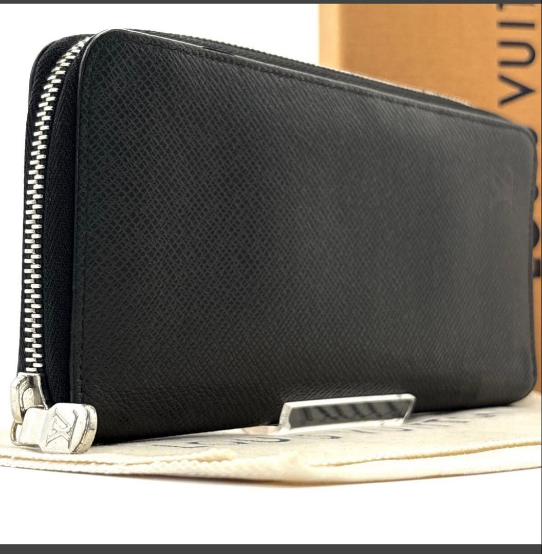 はげあたま　ルイヴィトン ジッピーヴェルティカル タイガ 長財布 ブラック