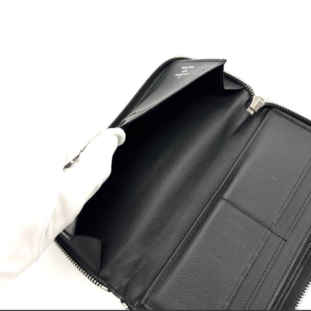 はげあたま　ルイヴィトン ジッピーヴェルティカル タイガ 長財布 ブラック