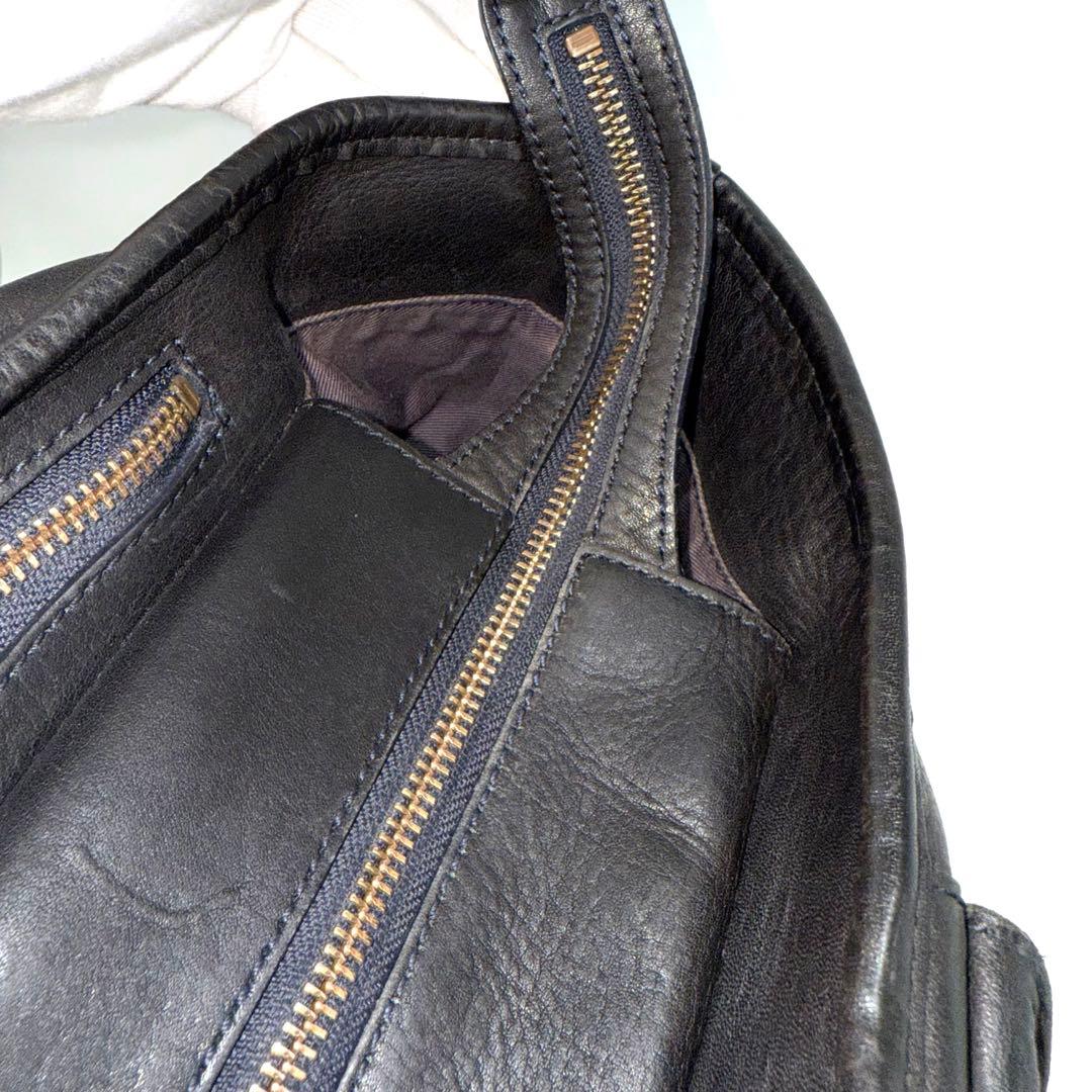 ✨良品・希少✨ 土屋鞄 ビークルラージストック トート ブラック A4可 肩がけ