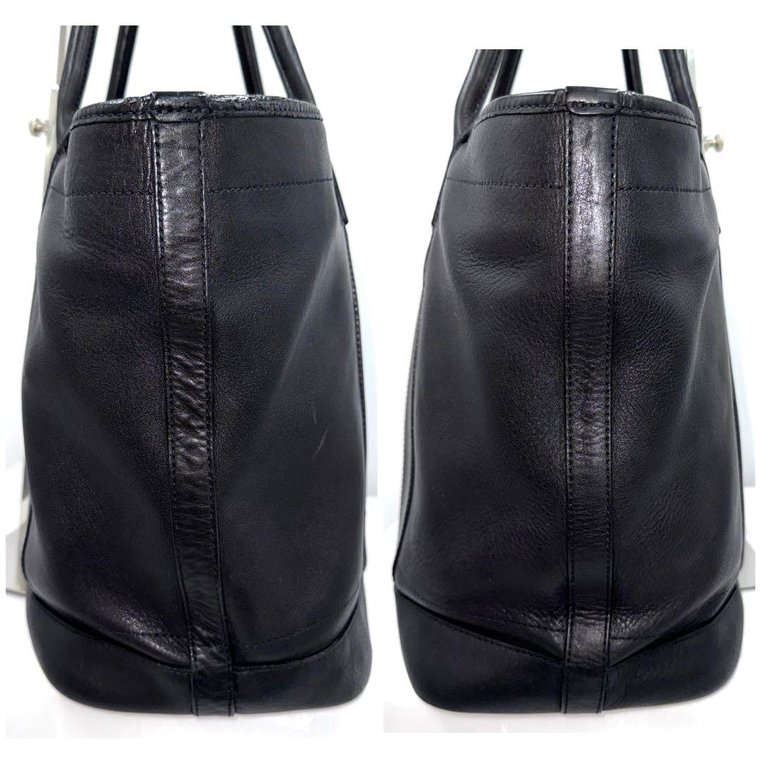 ✨良品・希少✨ 土屋鞄 ビークルラージストック トート ブラック A4可 肩がけ