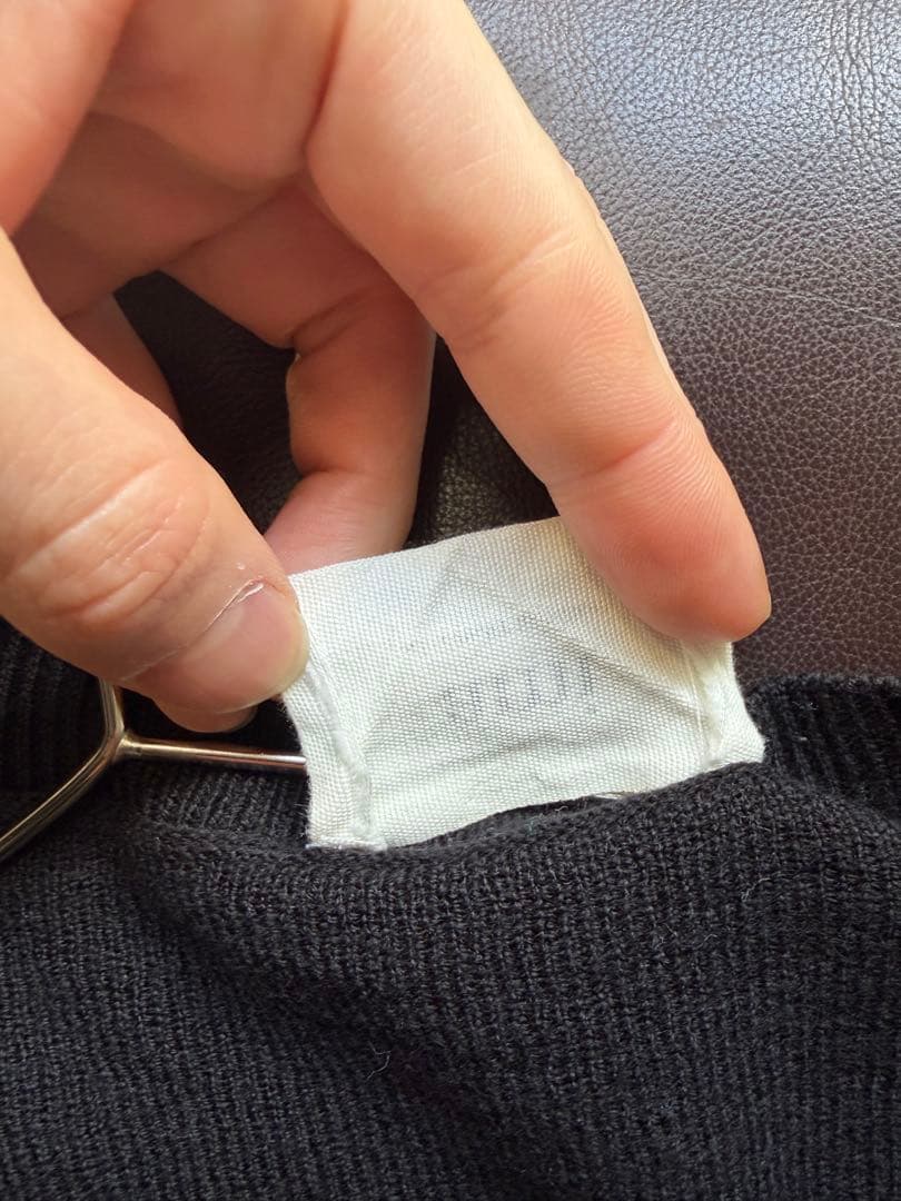 たつ　アミパリス amiparis カーディガン 黒 ブラック M