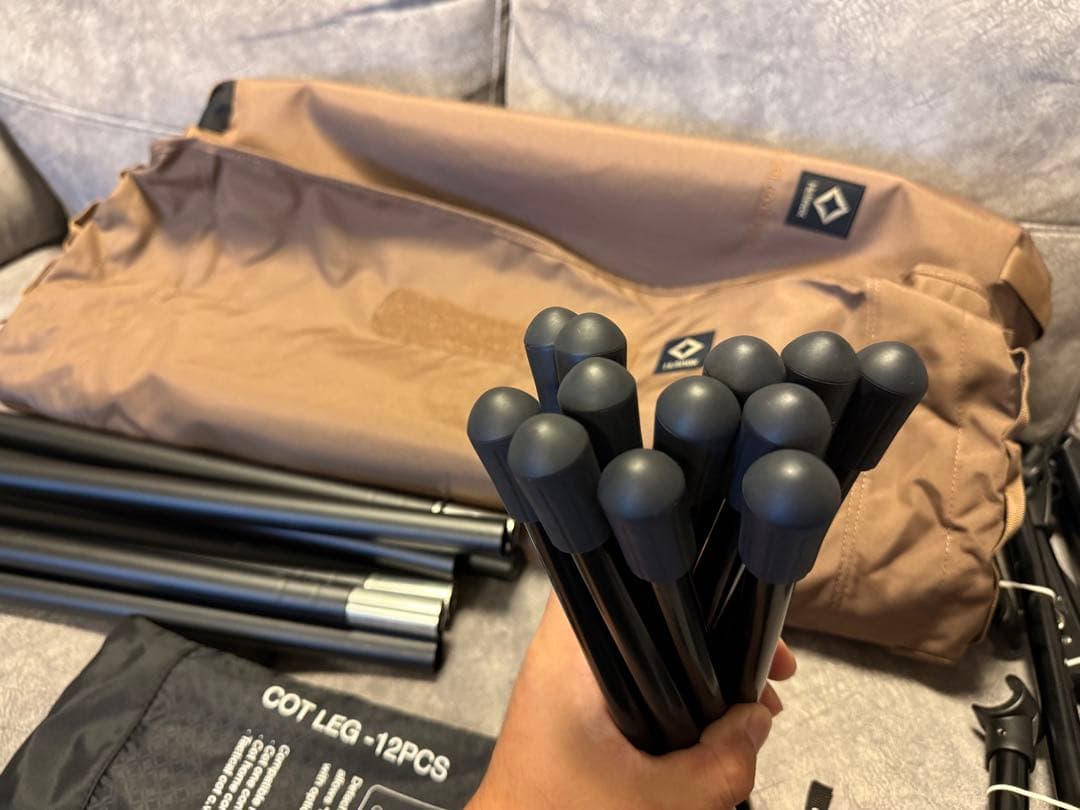 Helinox ヘリノックスタクティカルコット　コットレッグセット（ほぼ未使用）