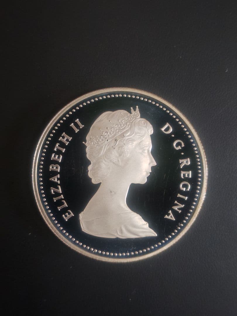 1984年　加 トロント150周年記念　1ドルプルーフ銀貨