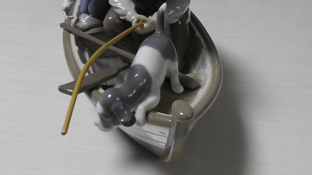 LLADRO　リヤドロ【おじいちゃんと魚釣り】2　リアドロ　インテリア　Ｌ506