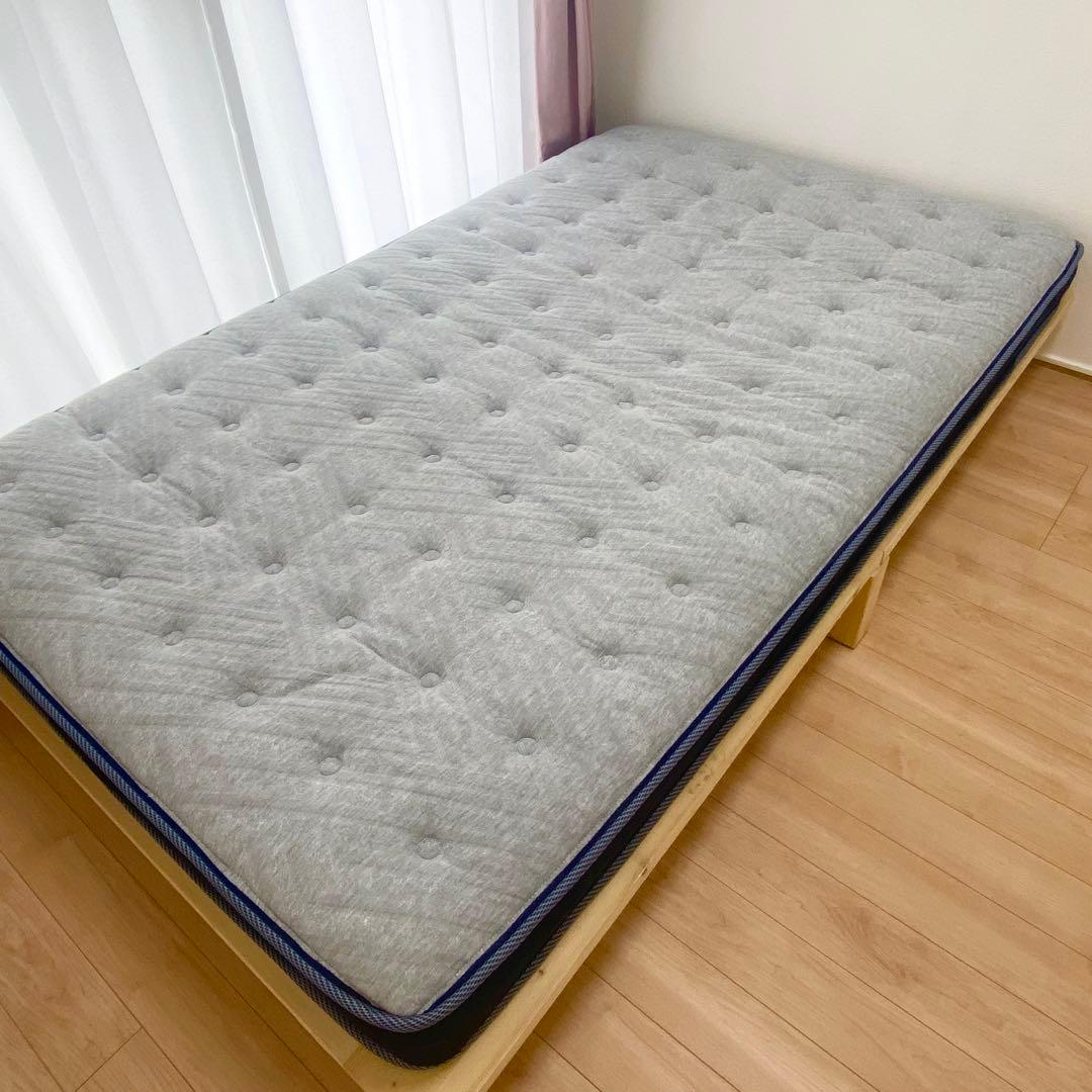 【直接・小田原市】ニトリ 薄型 セミダブル ポケットコイルマットレス U4-02