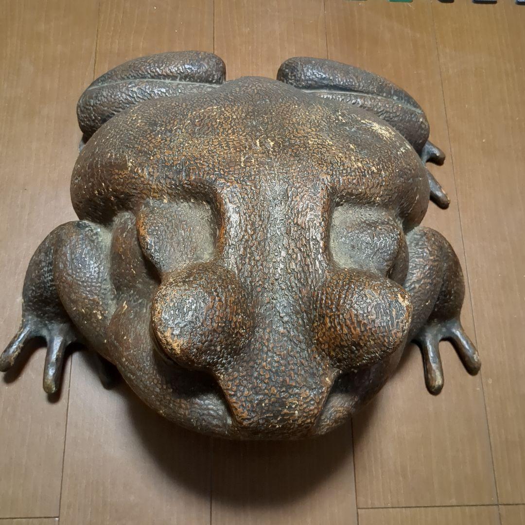 木彫り　亀　一刀彫　木製　古道具　アンティーク　レトロ　雑貨　骨董　手彫り