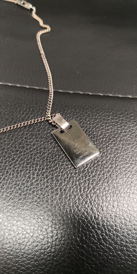 GUCCI ステンレススチール ネックレス ディアマンテ