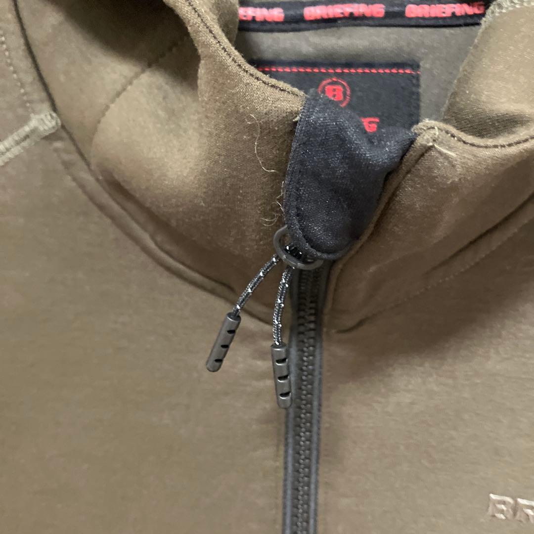 【美品】BRIEFING GOLF WARM 3D LOGO PARKA L