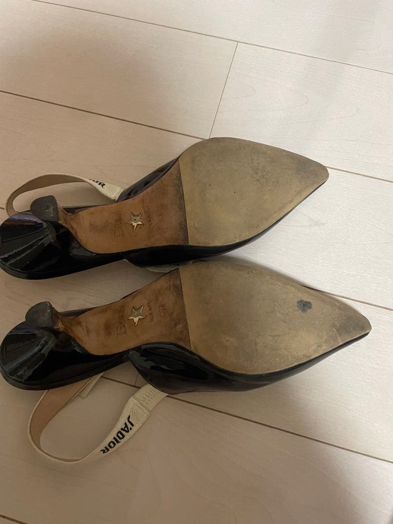 Christian Diorブラック ハイヒール・パンプス 36.5