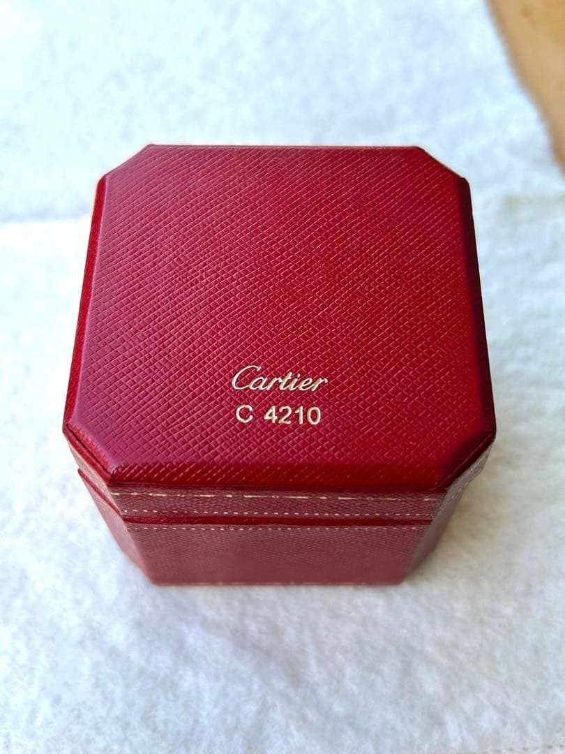 美品★カルティエ Cドゥ リング K18WG 13号 正規店クリーニング済