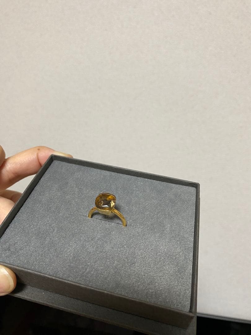 天然石⭐︎スモーキークオーツ⭐︎16号リング