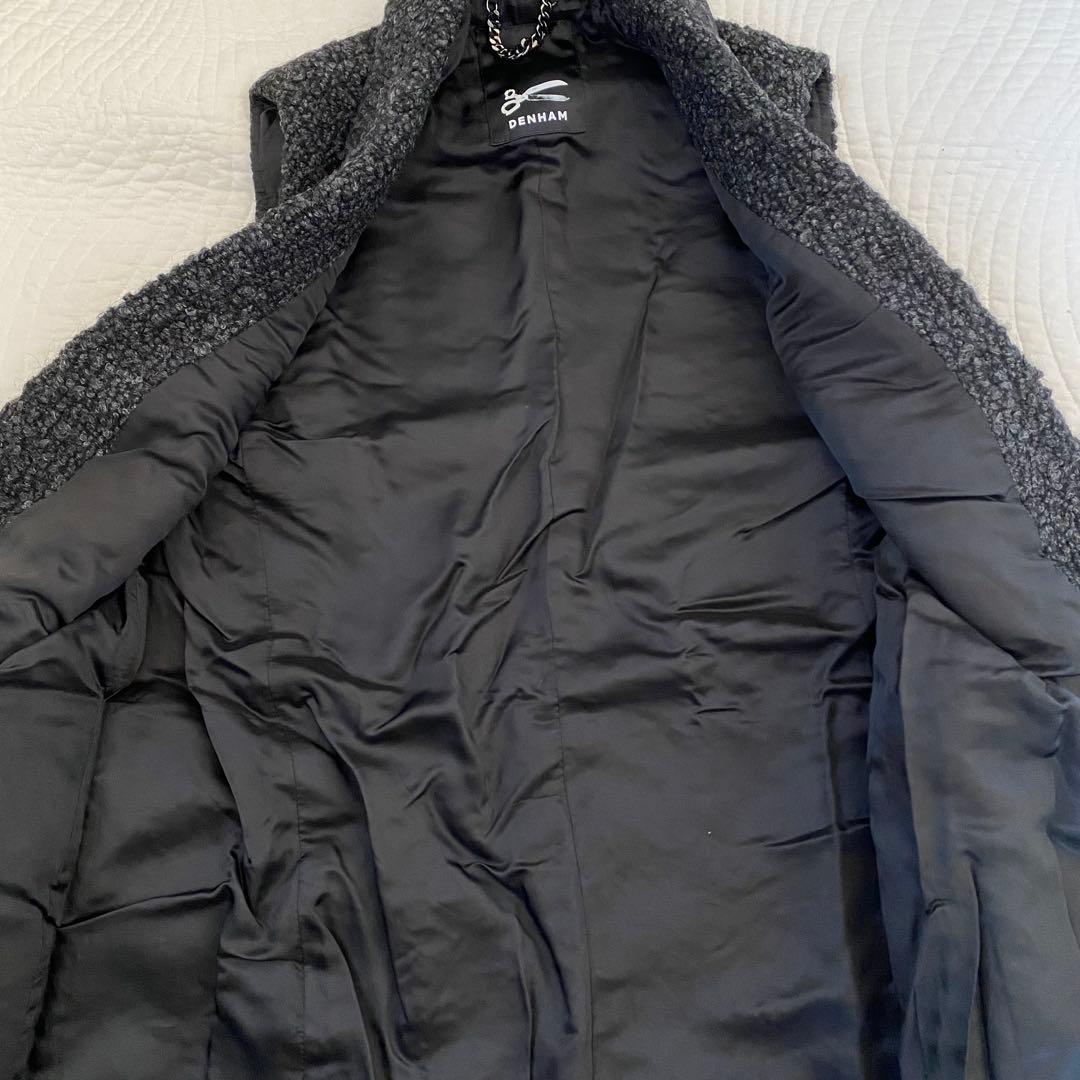 ち*り様 【新品タグ付き】DENHAM デンハム ウール ベスト ロングジレ S