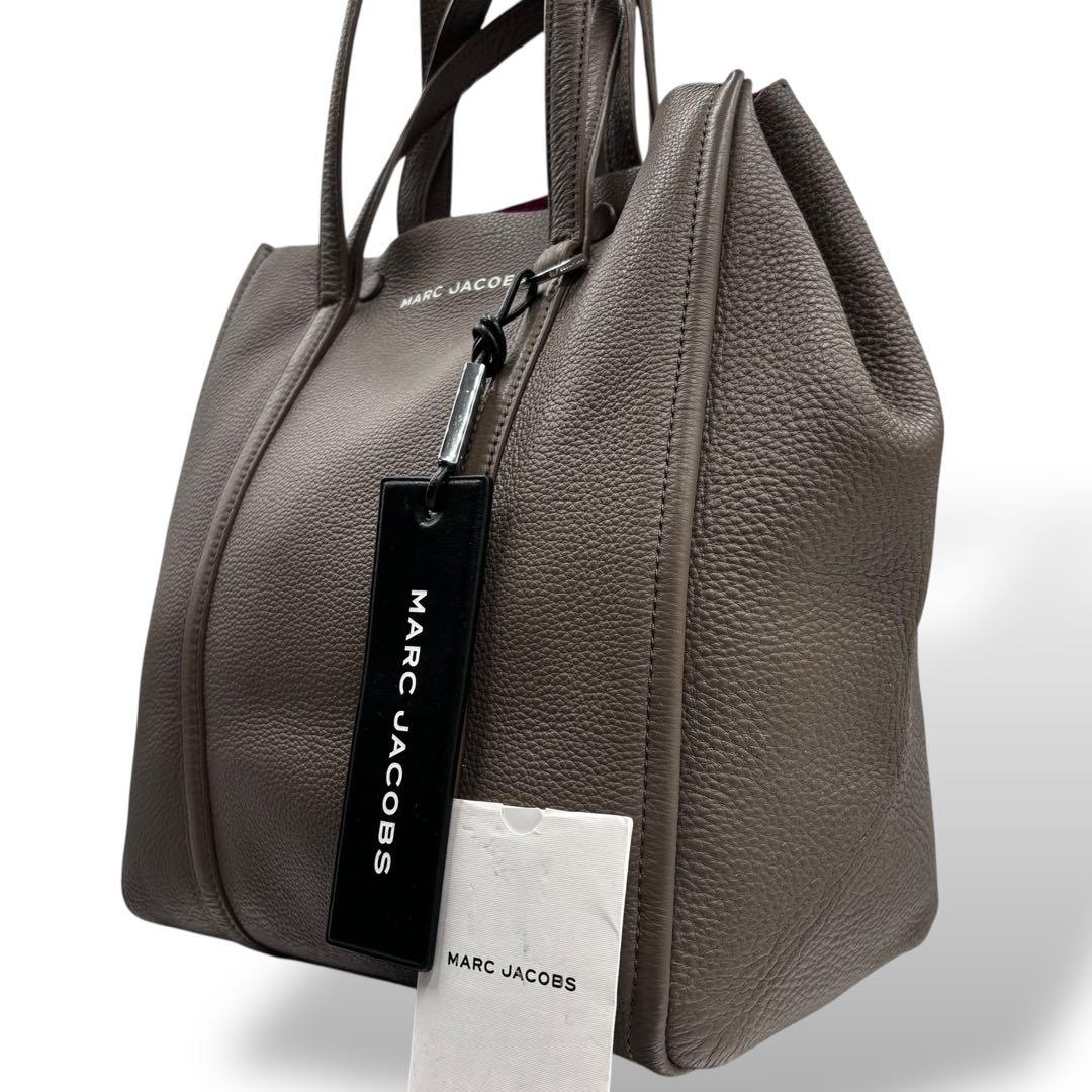 【美品】マークジェイコブス　2way トートバッグ　ショルダー　ブラウン　肩掛け