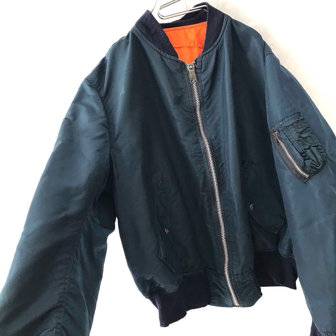 90ｓ ＵＳＡ製 ＡＬＰＨＡ ＭＡ-1 フライトジャケット ヴィンテージ ＸＸＬ