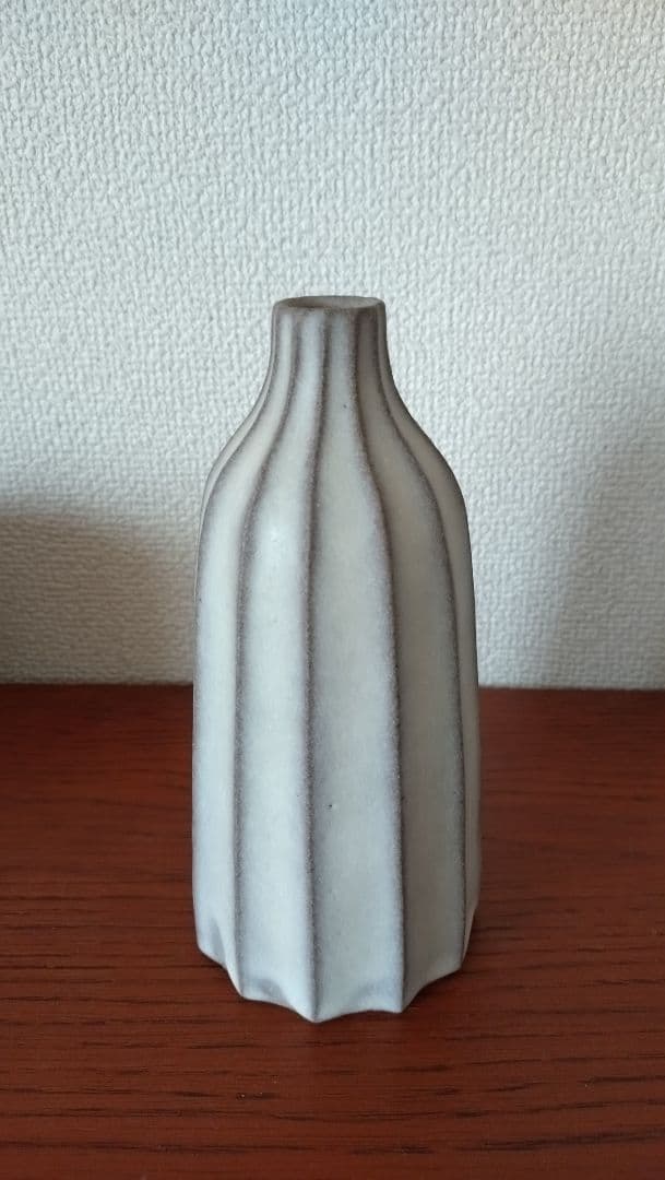 【美品】陶芸家　シモヤユミコ　花瓶　花びん　フラワーベース　一輪挿　花器