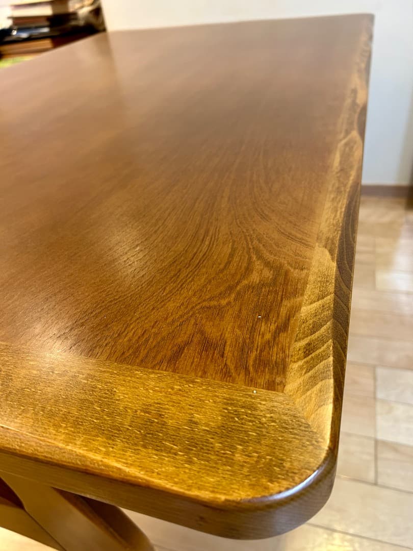 【送料込み】ダイニングテーブル　1,500×920　天然木　柏木工　飛騨家具