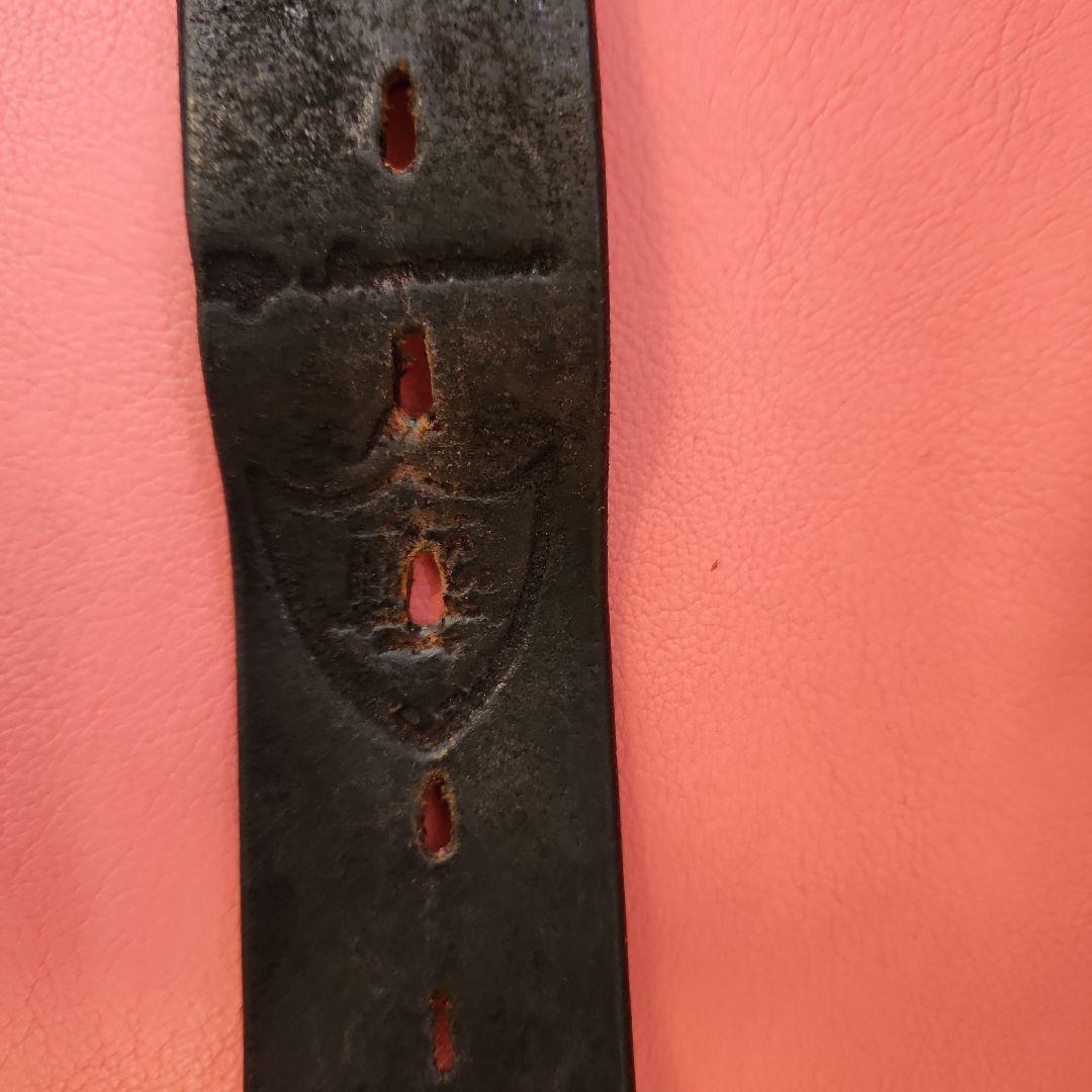 htc スタッズ黒レザーベルト