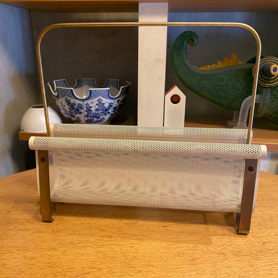 ポストモダン　パンチングメタル　マガジンラック　検マシューマテゴ