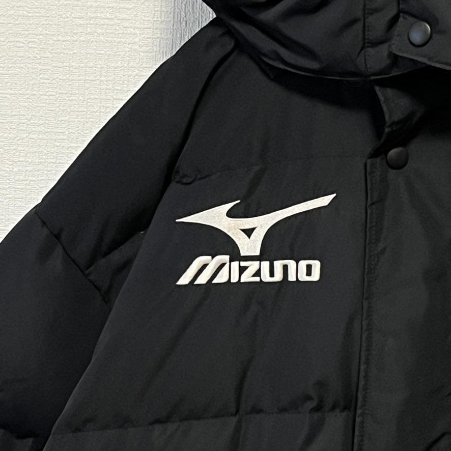 【良品】 MIZUNO ミズノ 刺繍ロゴ ダウン ベンチコート