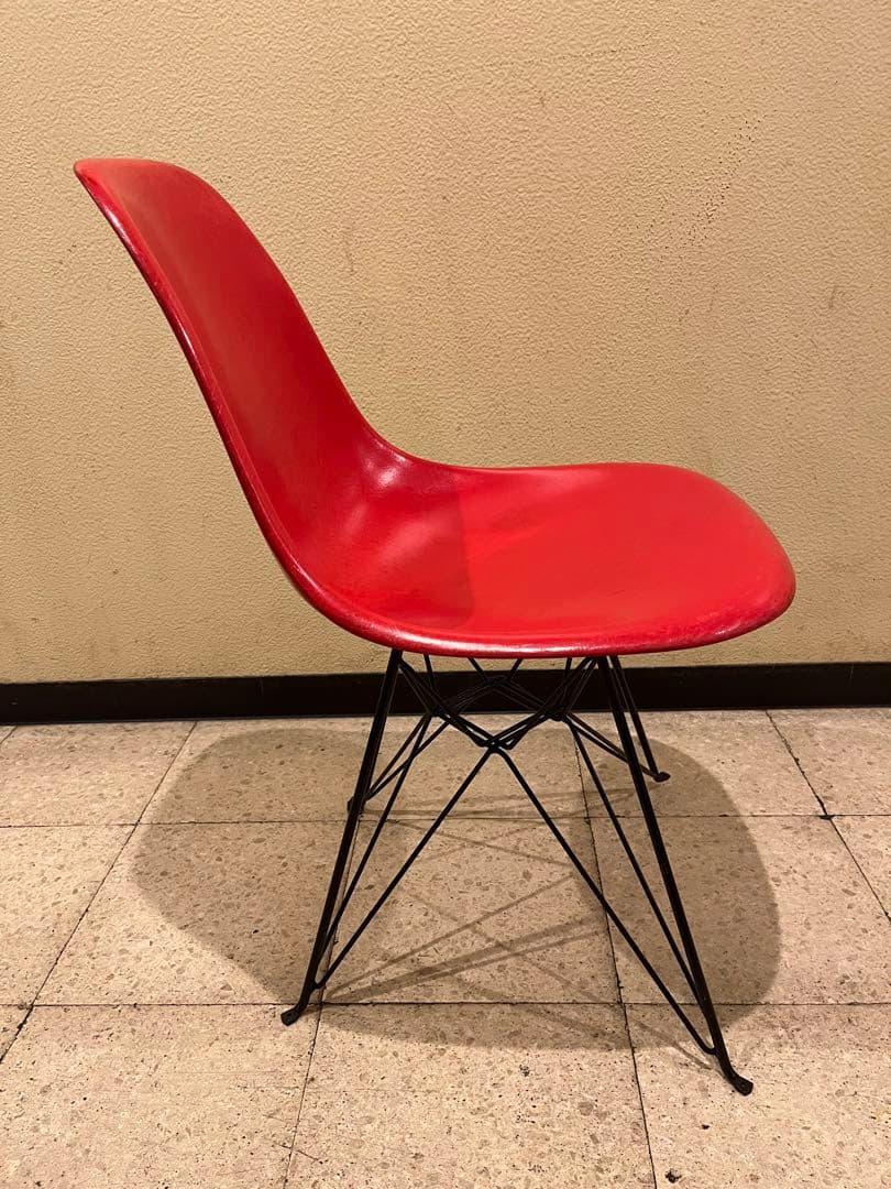 Herman Miller イームズチェア　サイドシェル　レッドオレンジ　正規品