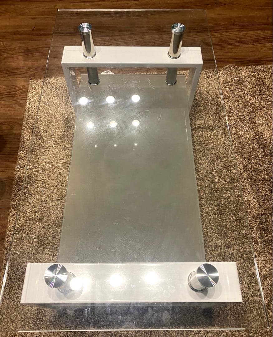 ガラステーブル: 直接引取の場合は3333円　⚠️購入前に連絡必須