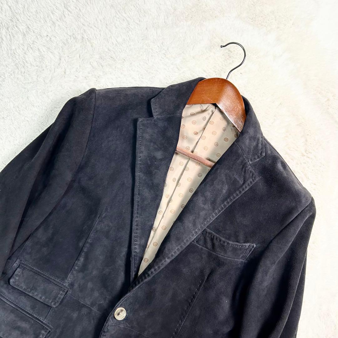 R&BLUES by azabu tailor 山羊革　テーラードジャケット
