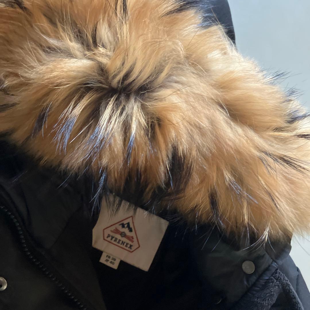 PYRENEXピレネックス グルノーブル MLサイズ　黒　ミドル丈ダウン