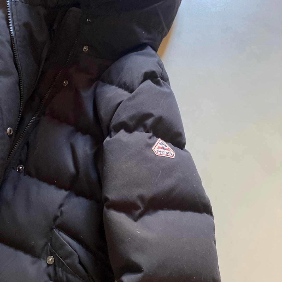 PYRENEXピレネックス グルノーブル MLサイズ　黒　ミドル丈ダウン