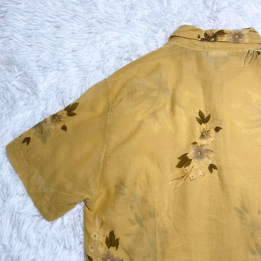 【美品】ドリスヴァンノッテン　半袖シャツ・ブラウス・シアー・ライカ期・02SS