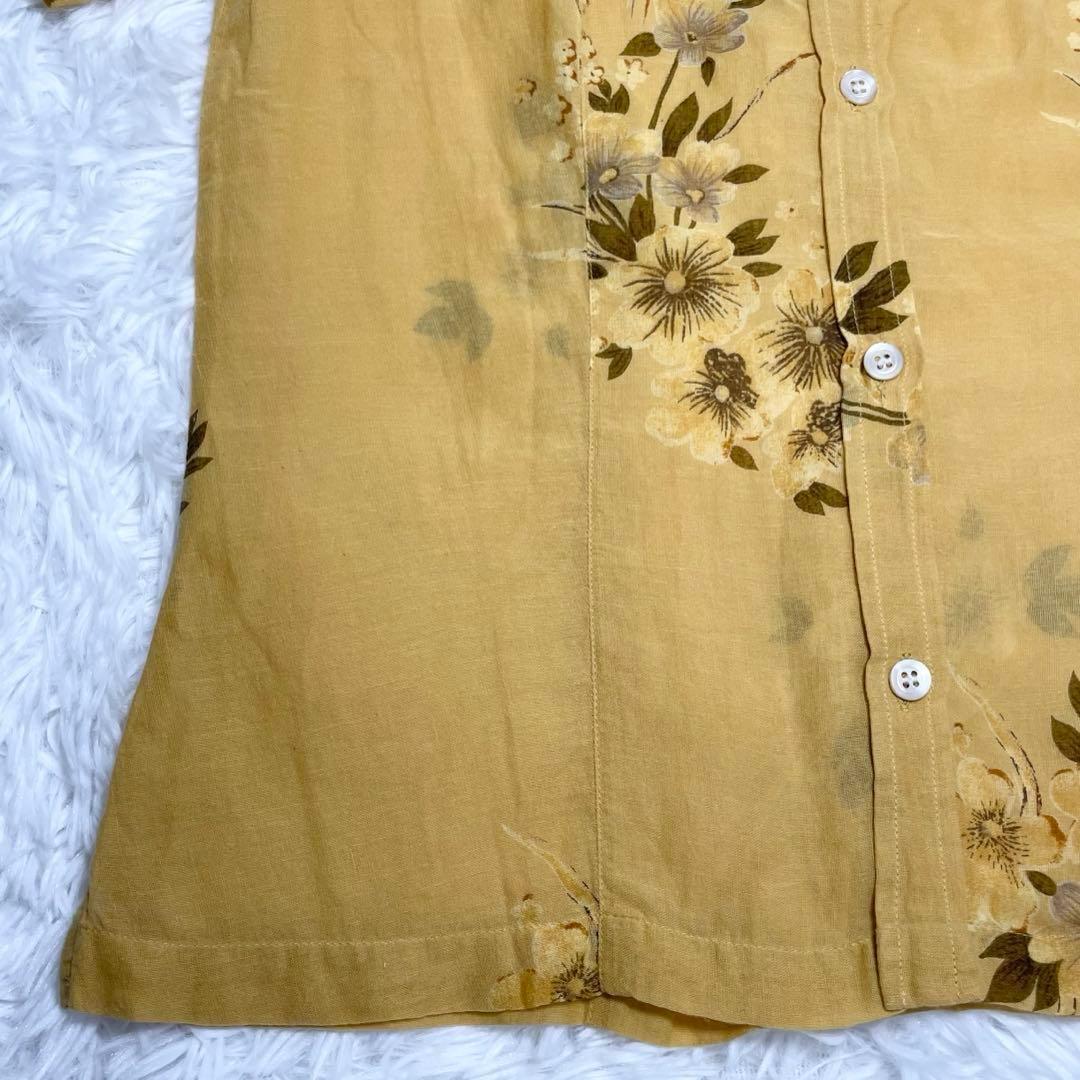 【美品】ドリスヴァンノッテン　半袖シャツ・ブラウス・シアー・ライカ期・02SS