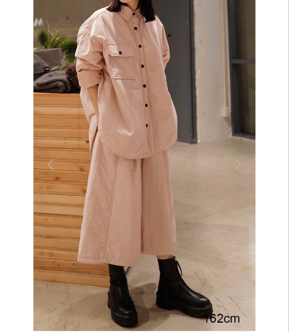 MACHATT 25AW パファーキュロットパンツ ピンク