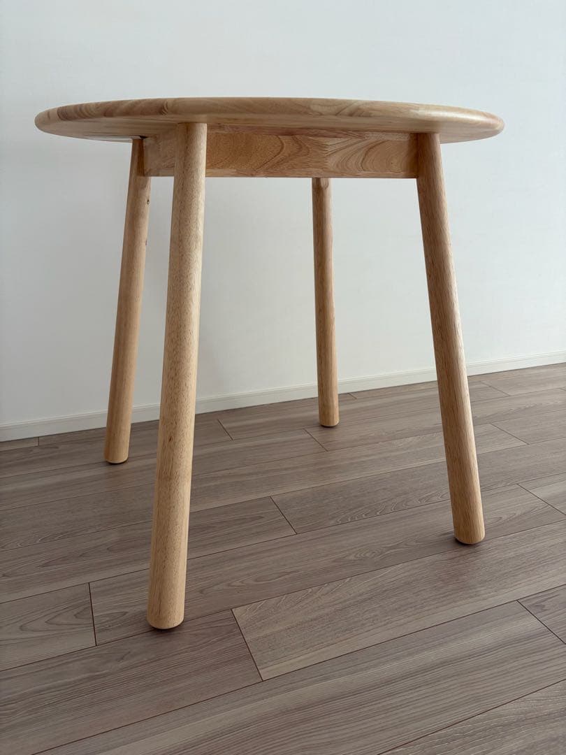 ダイニングテーブル 丸テーブル 北欧風 円形 木製 無垢 天然木