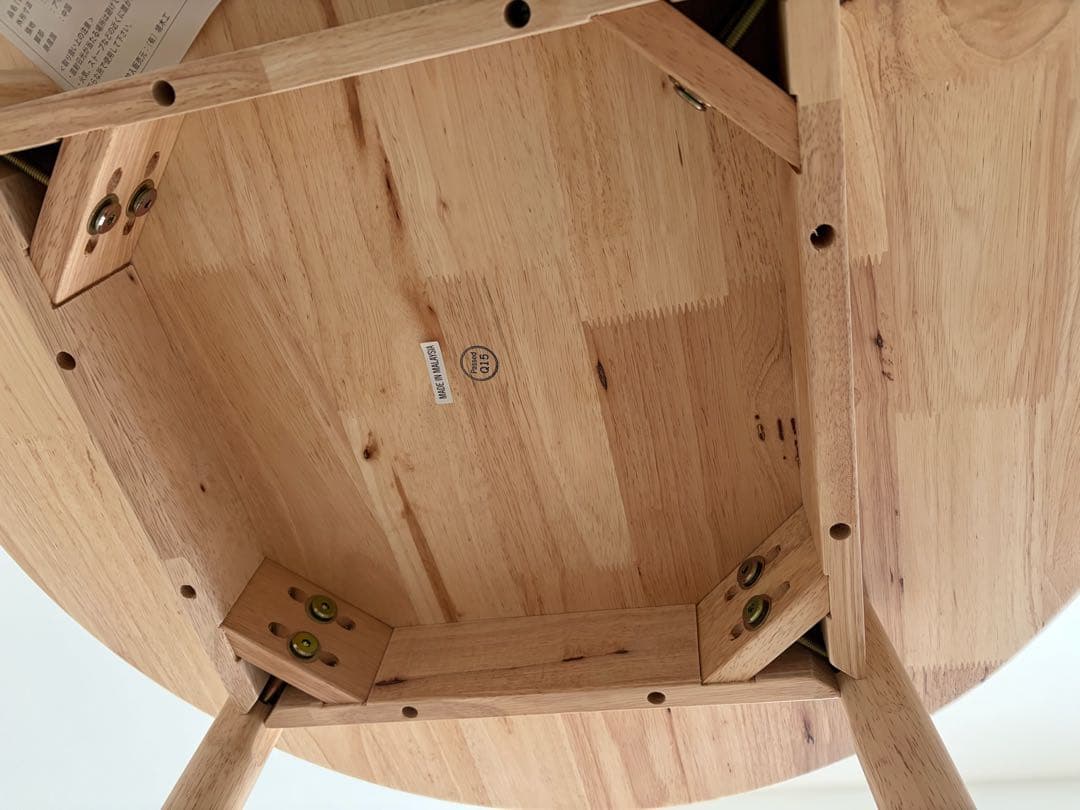 ダイニングテーブル 丸テーブル 北欧風 円形 木製 無垢 天然木