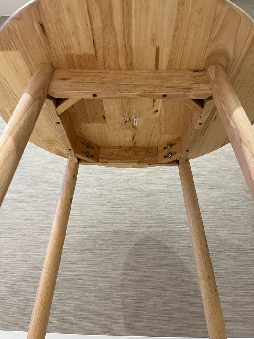 ダイニングテーブル 丸テーブル 北欧風 円形 木製 無垢 天然木