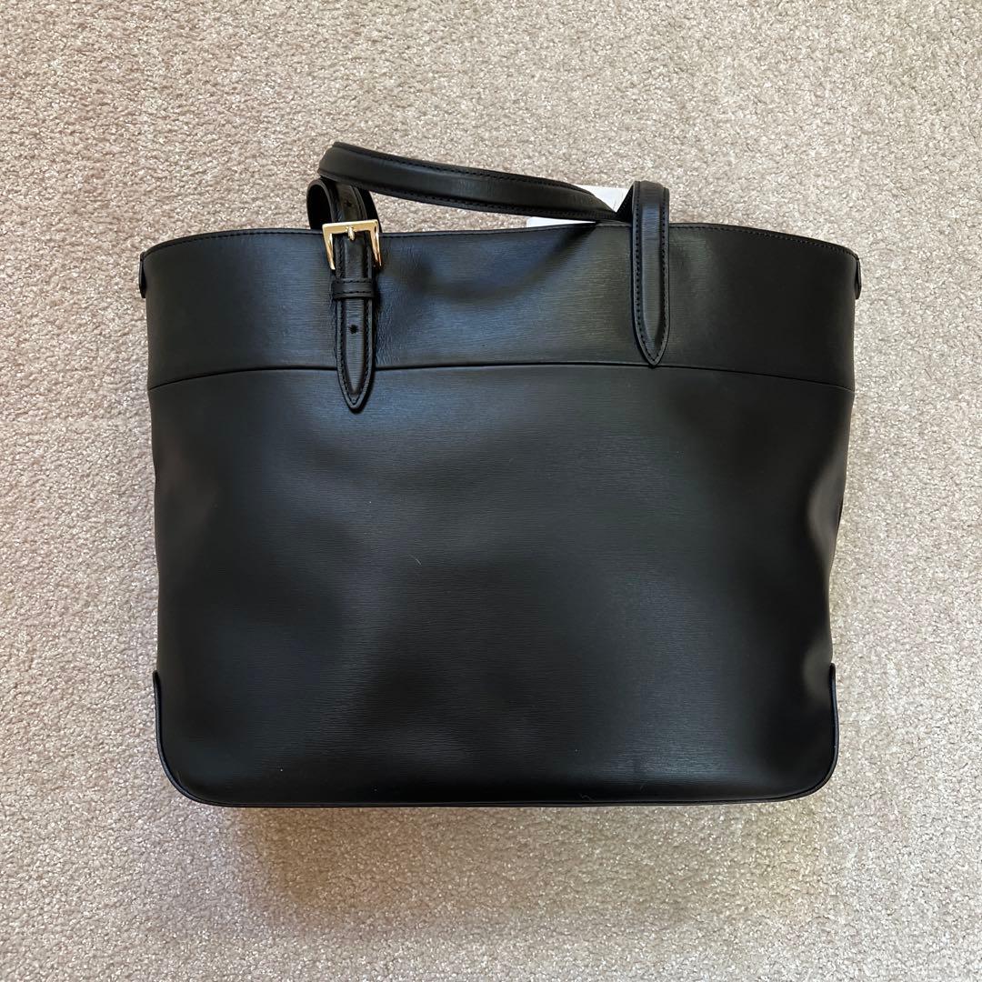 タケオキクチ　黒レザートートバッグ