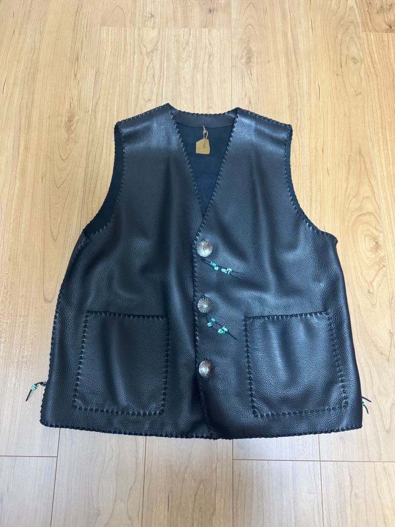 ジャケット・アウター PAM DIETRICH DEERSKIN VEST