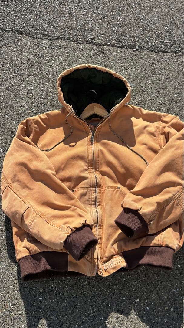 WOLVERINE ワークジャケット ダック地 中綿 フェード 古着 L