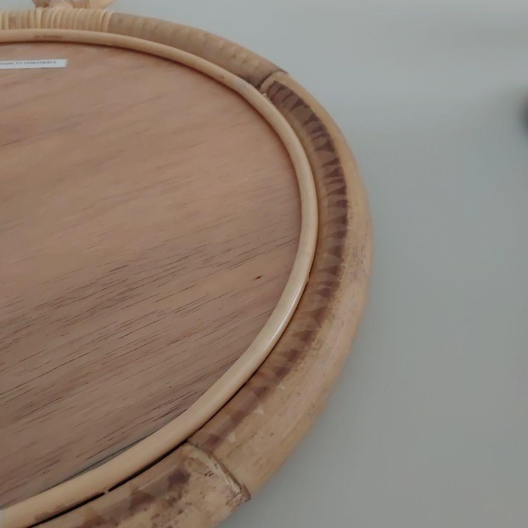 ELLA　MIRROR　エラミラー　ラタンミラー　40cm